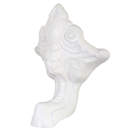 Aqua Eden VCTNLW 4 Pieces (set) Cast Iron Tub Feet, White VCTNLW